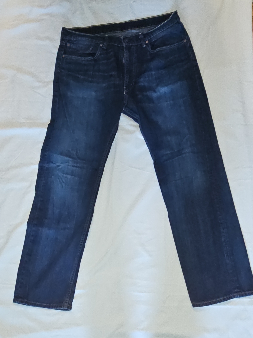 Levi's Men's Dark Blue Straight Jeans